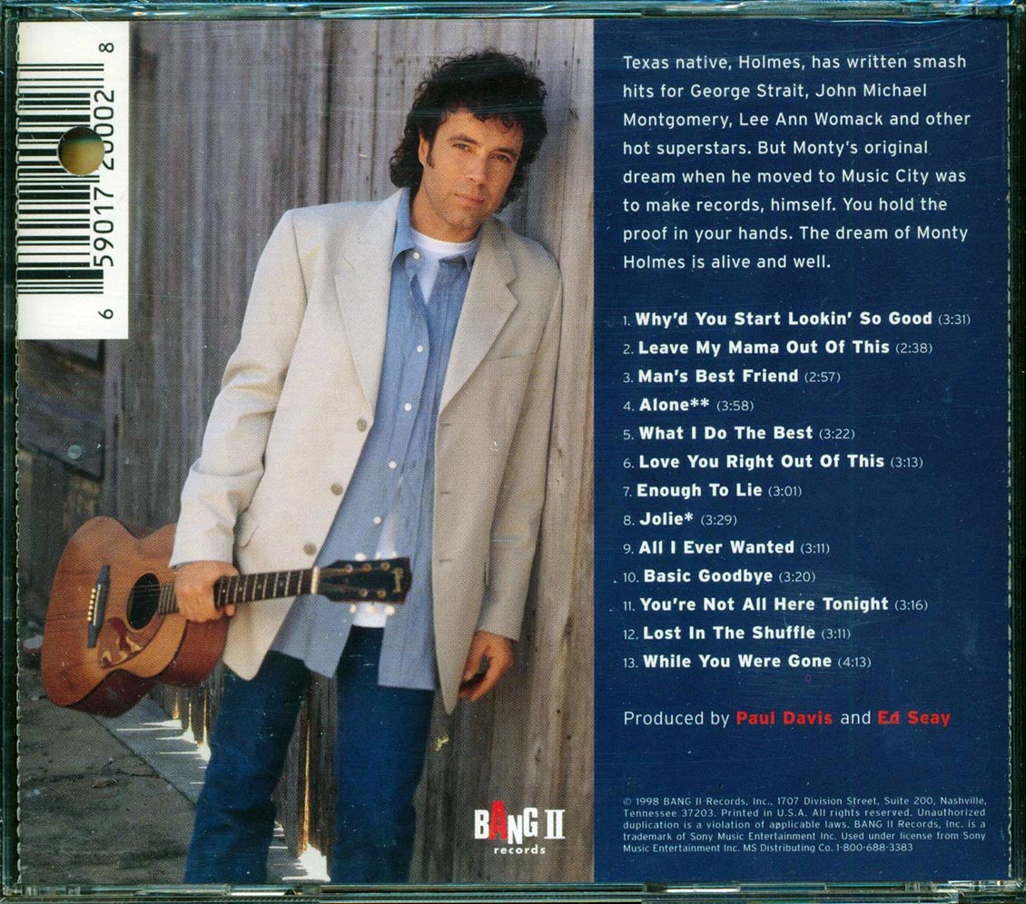Monty Holmes - All I Ever Wanted  (marked/ltd stock)