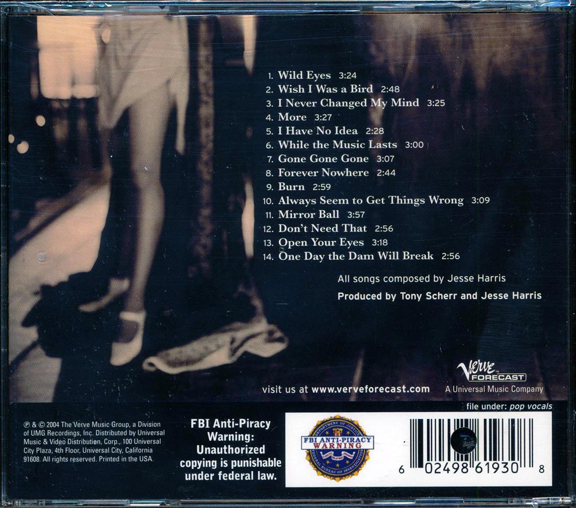Jesse Harris & The Ferdinandos - While The Music Lasts (marked/ltd stock)