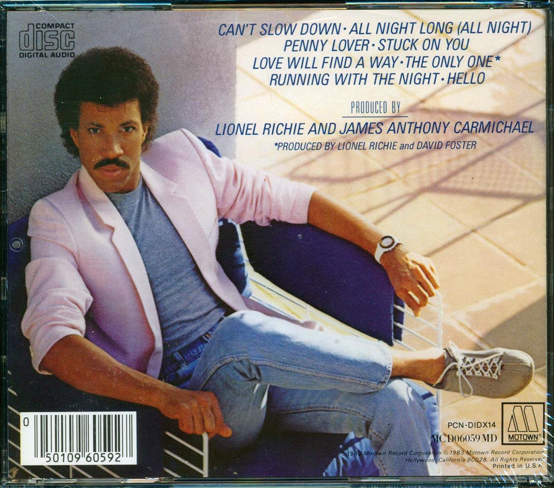 Lionel Richie - Can't Slow Down