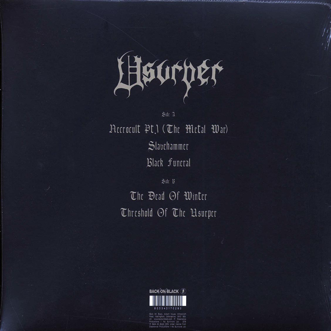 Usurper - Threshold Of The Usurper (ltd. ed.) (red vinyl)