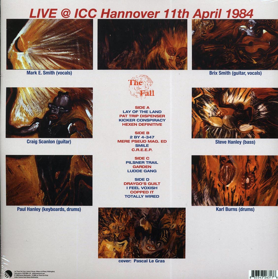 The Fall - Live At ICC Hannover 11th April 1984 (2xLP)