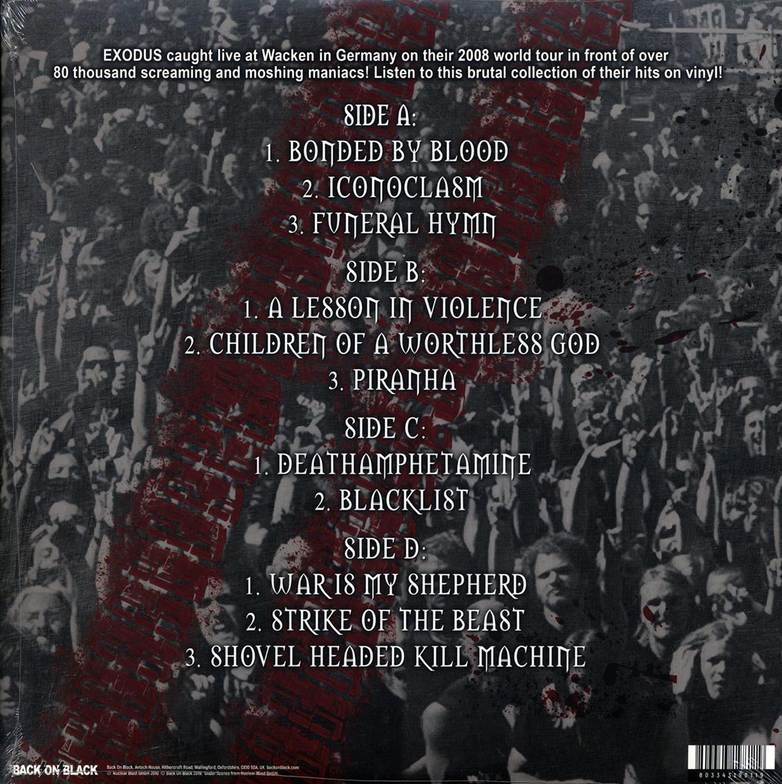 Exodus - Shovel Headed Tour Machine: Live At Wacken And Other Assorted Atrocities (ltd. ed.) (2xLP) (splatter vinyl)