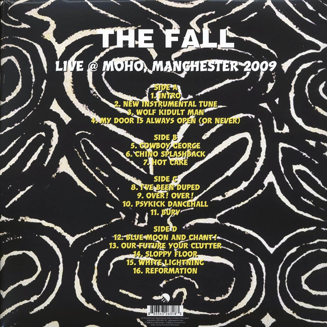The Fall - Live At Moho, Manchester 11th November 2009 (2xLP)