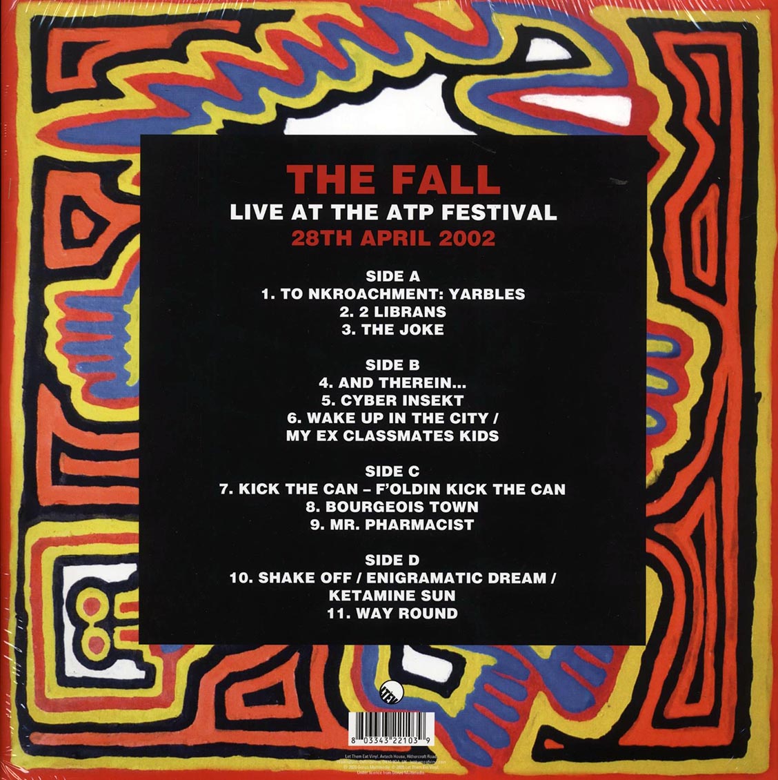 The Fall - Live At The ATP Festival, 28th April 2002 (2xLP)