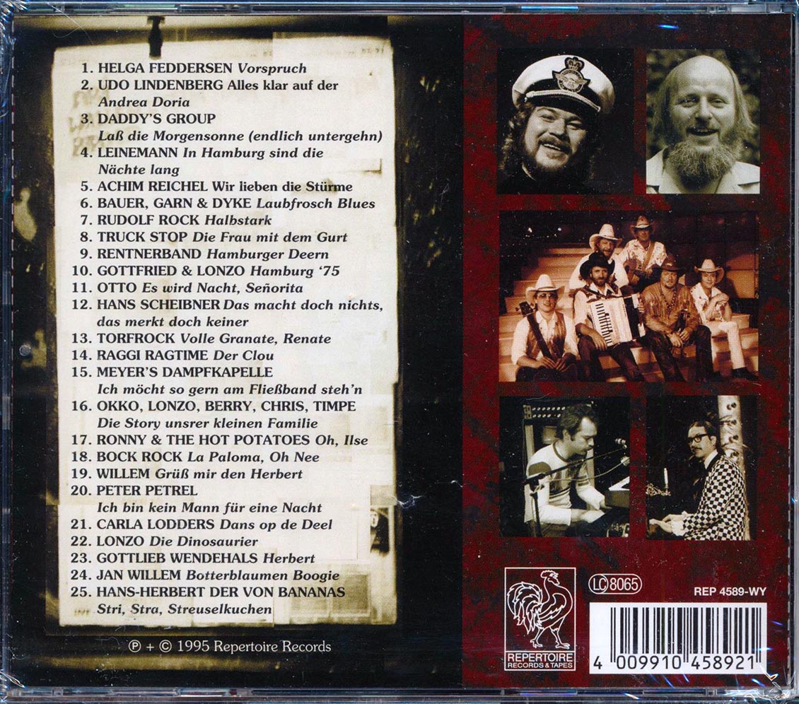 Helga Feddersen, Udo Lindenberg, Rudolf Rock, Etc. - Hamburg 75 Jungs War Das Gemutlich  (marked/ltd stock)