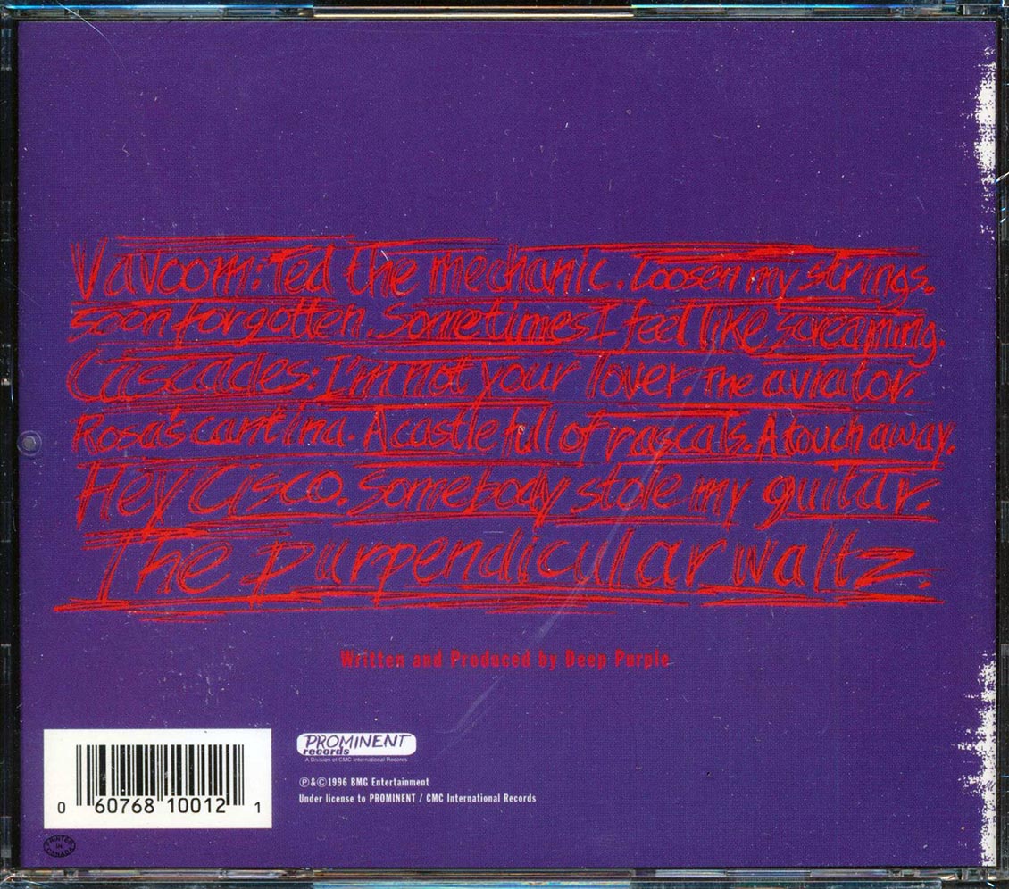 Deep Purple  - Purpendicular
