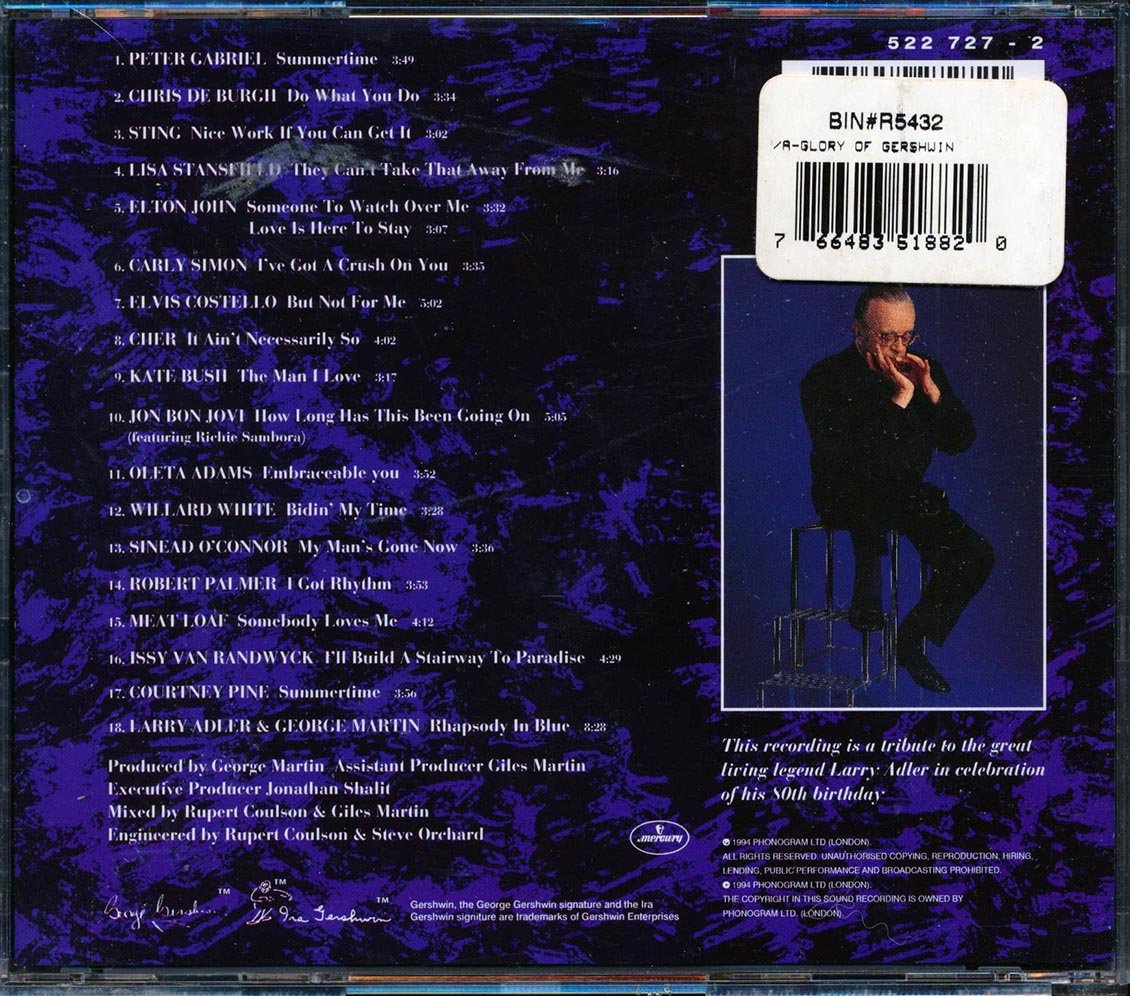 Peter Gabriel, Elton John, Kate Bush, Etc. - The Glory Of Gershwin
