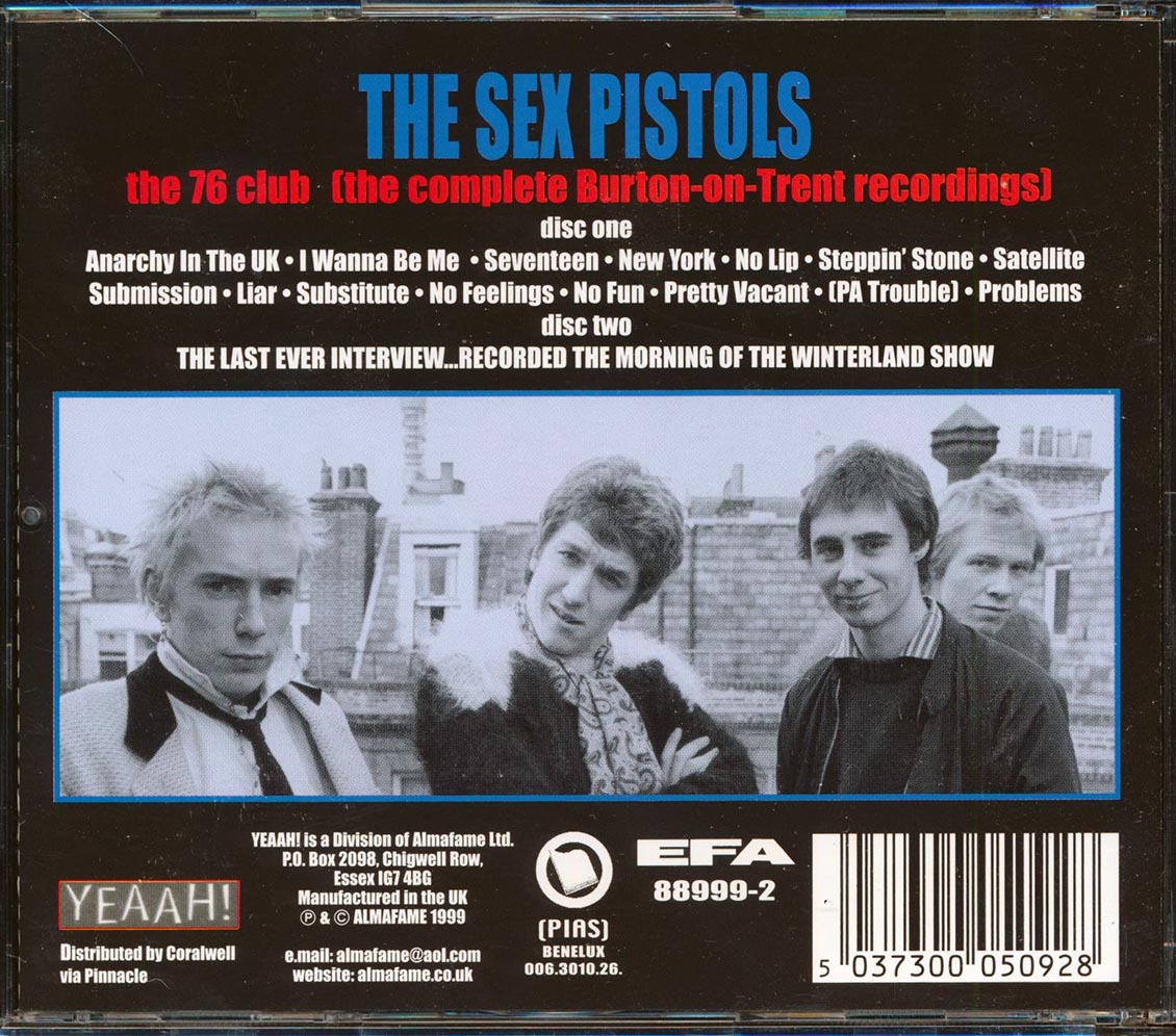 Sex Pistols  - The 76 Club  (2xCD)