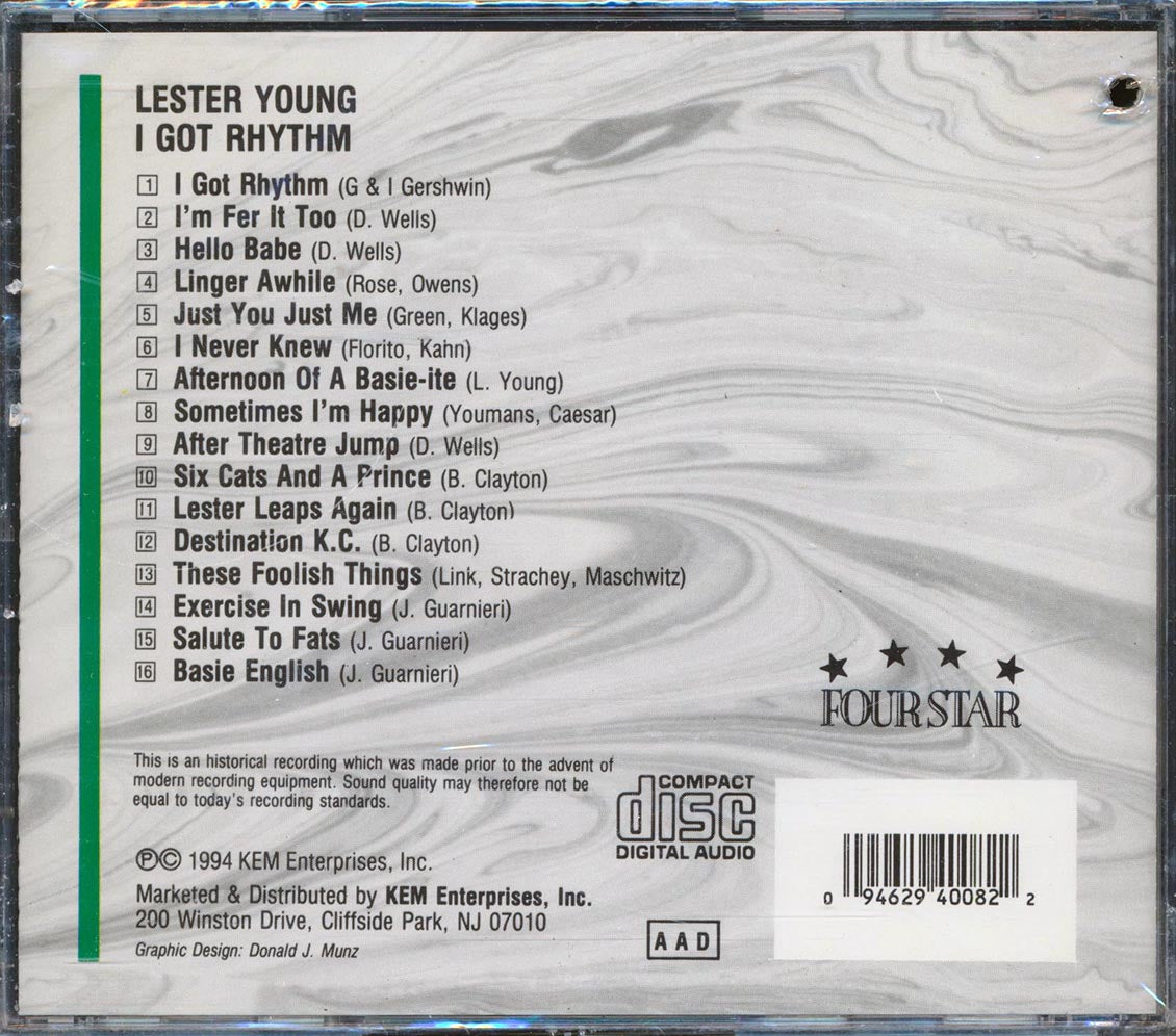 Lester Young - I Got Rhythm
