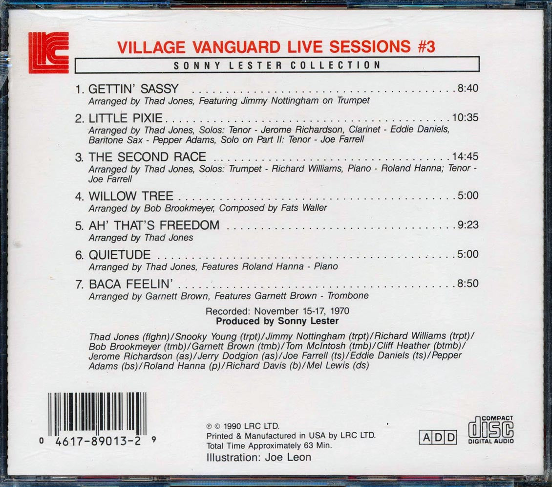 Thad Jones, Mel Lewis Big Band  - Village Vanguard Live Sessions 3