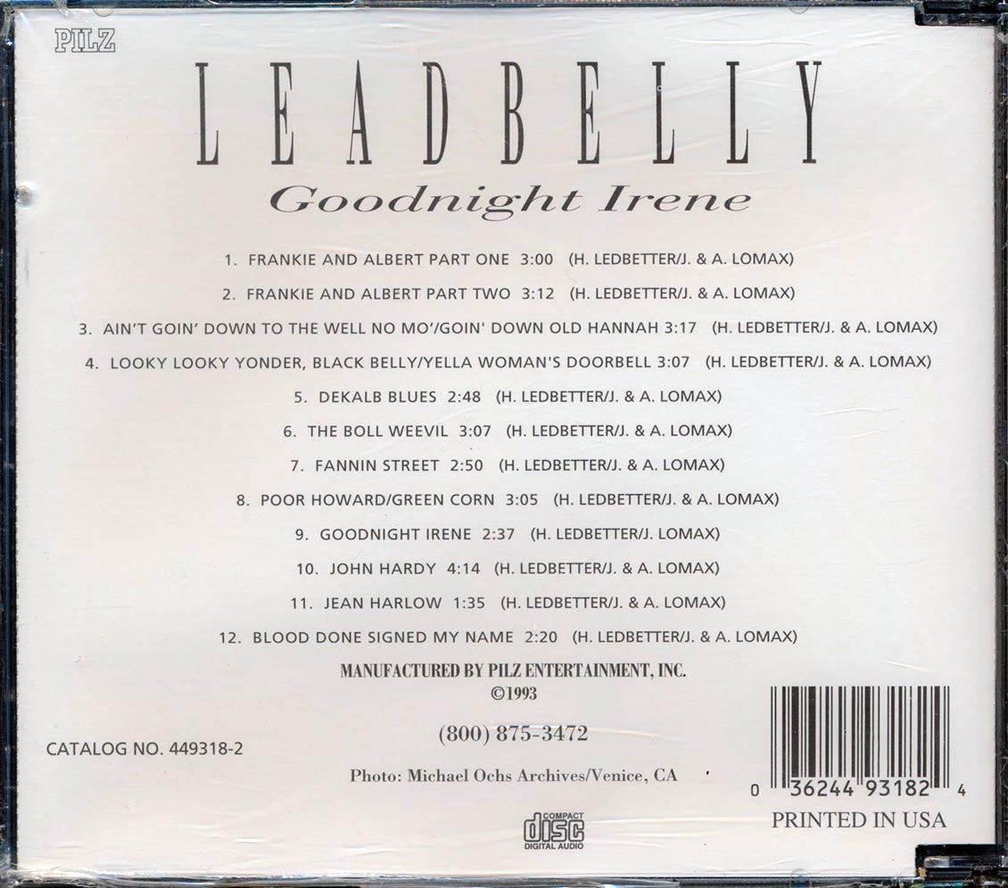 Leadbelly - Goodnight Irene