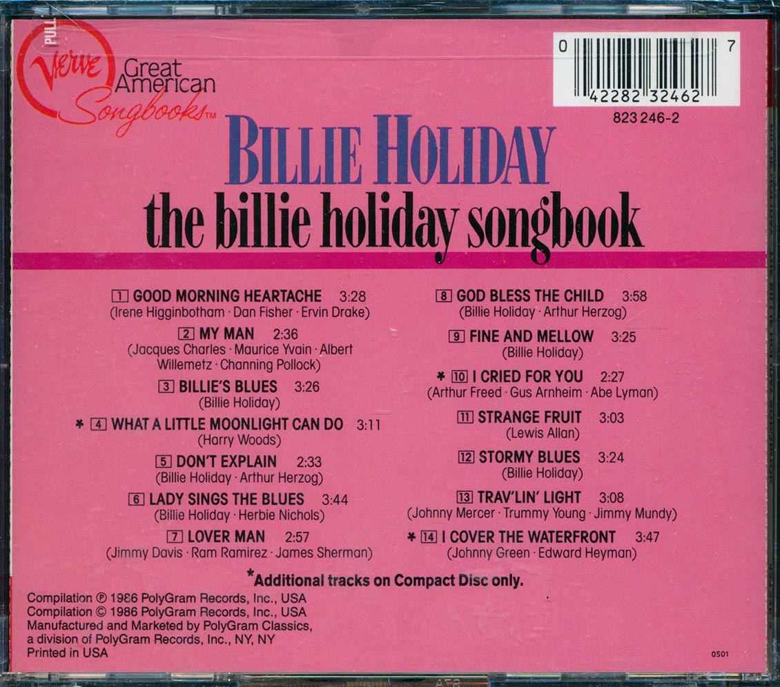 Billie Holiday - The Billie Holiday Songbook