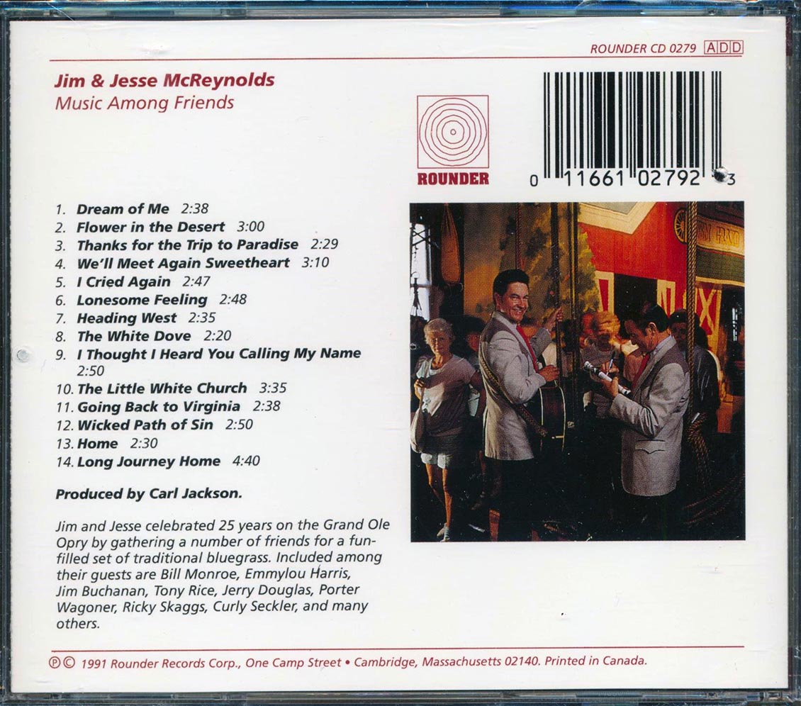 Jim & Jesse McReynolds  - Music Among Friends