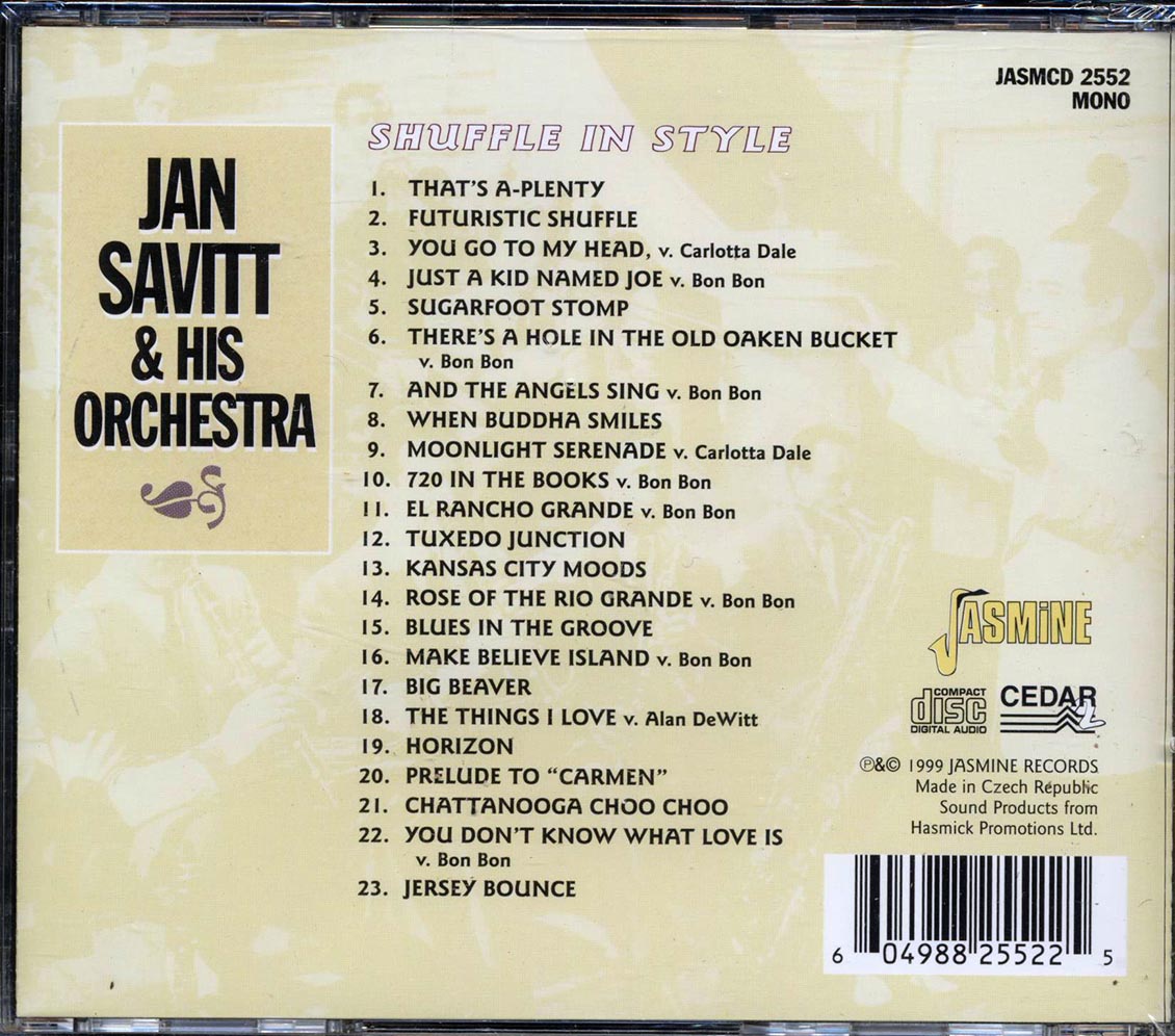 Jan Savitt & His Orchestra - Shuffle In Style