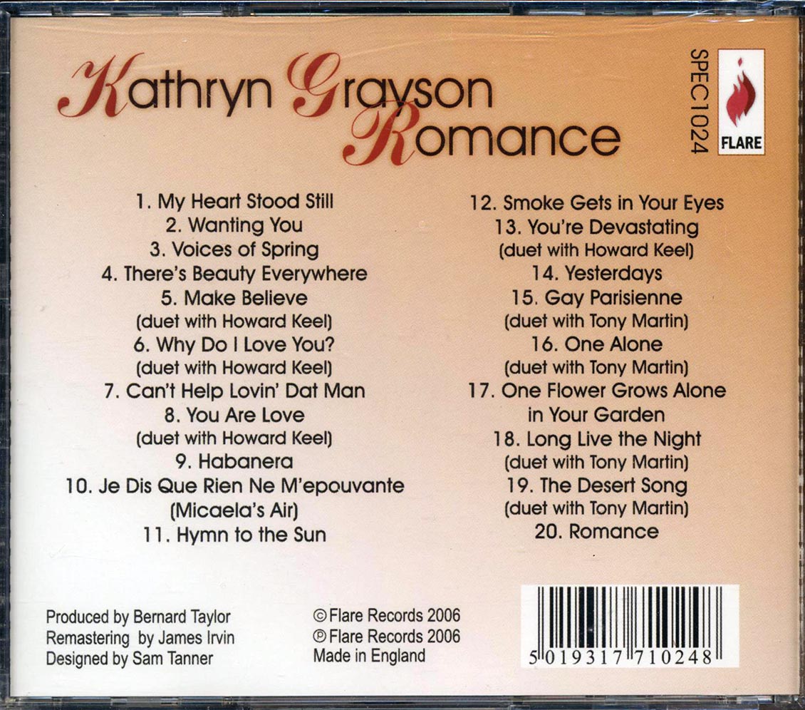Kathryn Grayson - Romance