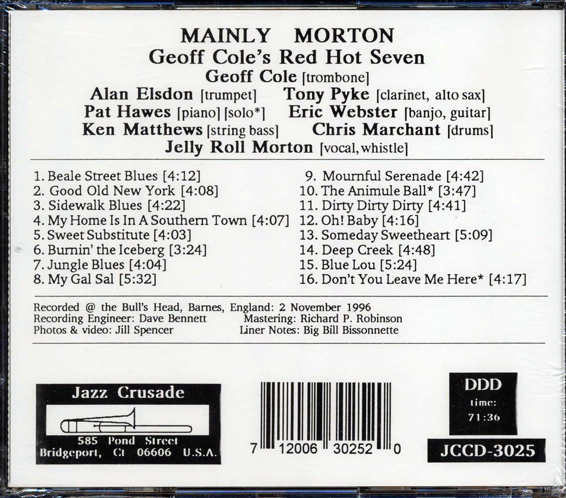 Geoff Cole's Red Hot Seven - Mainly Morton