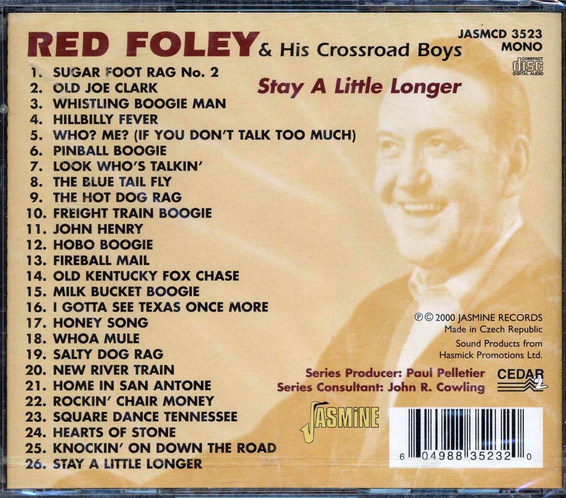 Red Foley & His Crossroad Boys - Stay A Little Longer