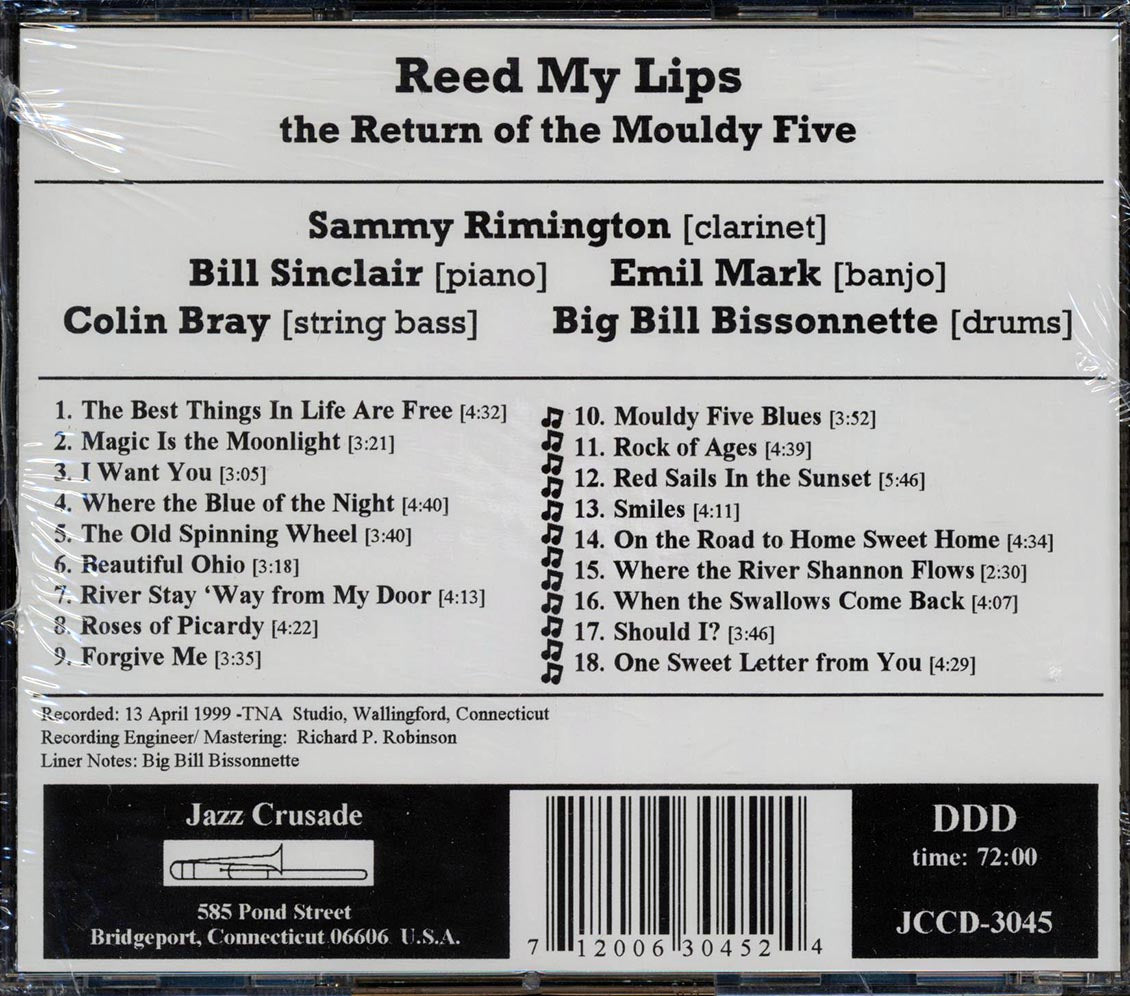 Sammy Rimington, The Mouldy Five - Reed My Lips