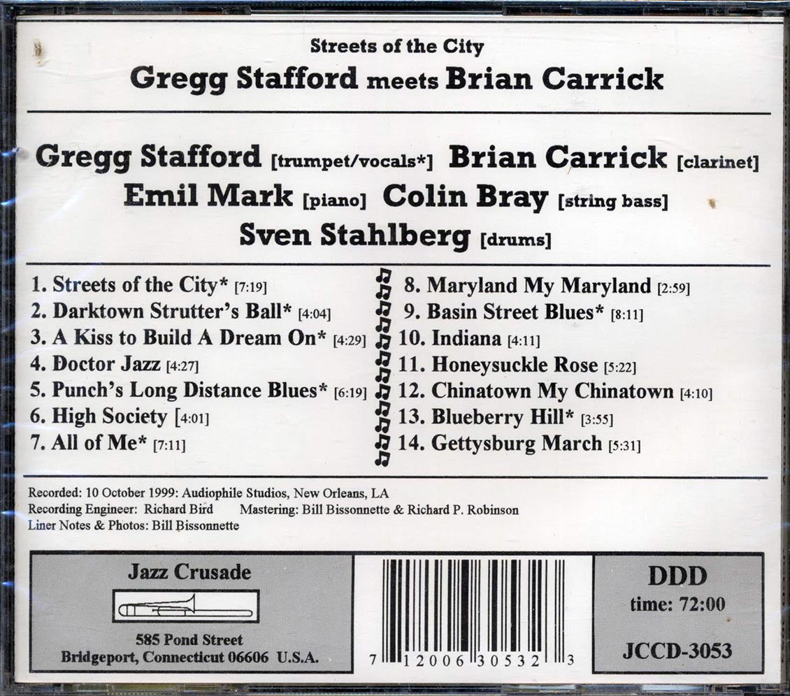 Gregg Stafford, Brian Carrick - Streets Of The City