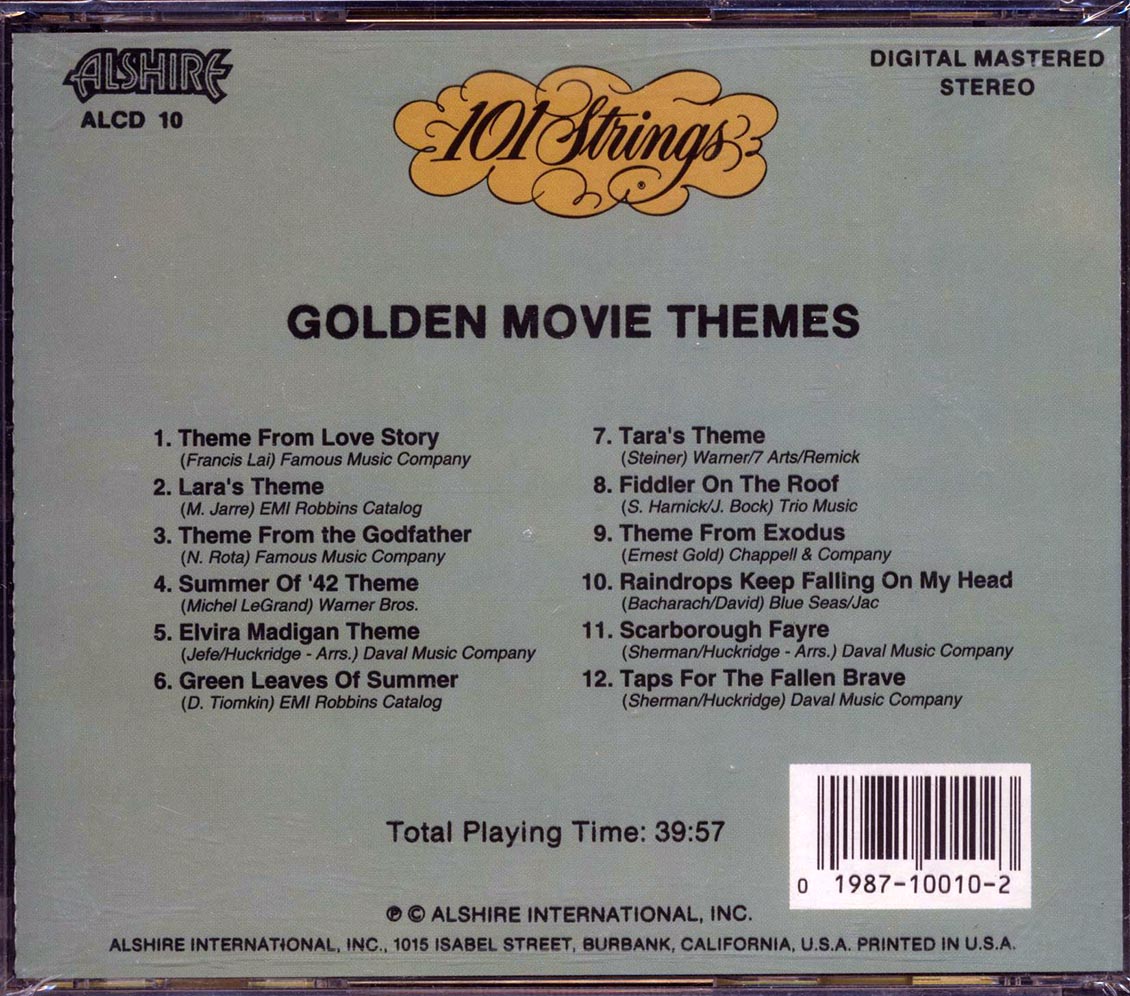 101 Strings - Golden Movie Themes