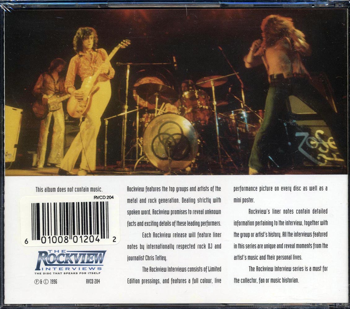 Led Zeppelin - A Legend In Their Own Lifetime: The Rockview Interviews