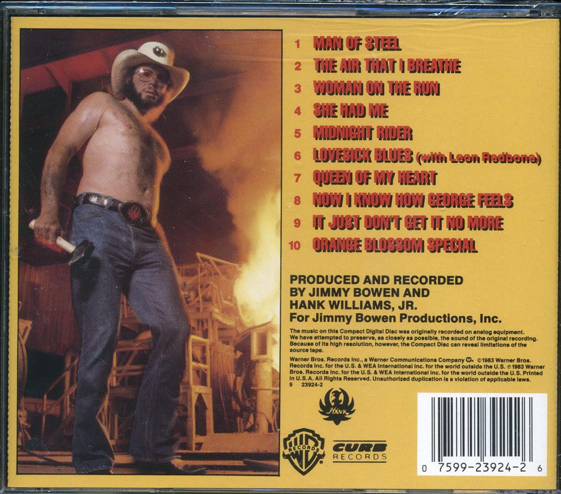 Hank Williams Jr. - Man Of Steel