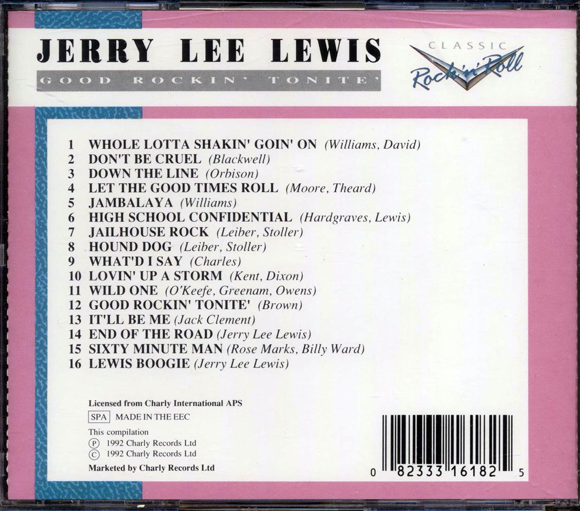 Jerry Lee Lewis - Good Rockin' Tonite