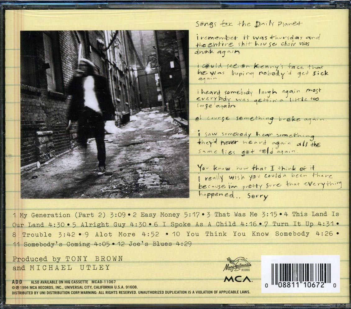 Todd Snider - Songs For The Daily Planet