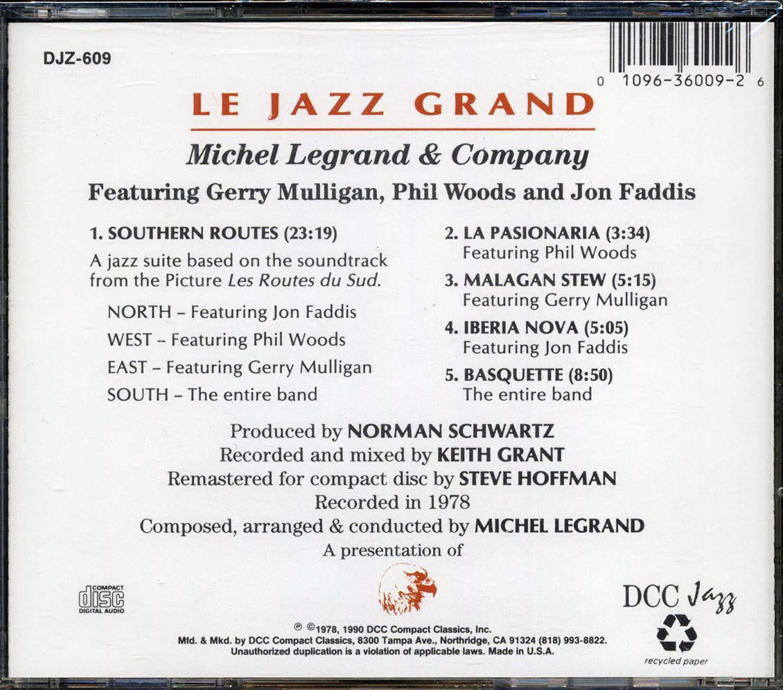 Michael Legrand, Gerry Mulligan, Phil Woods, John Faddis - Le Jazz Grand