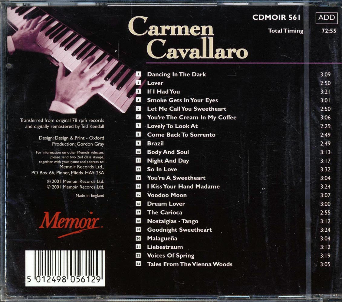 Carmen Cavallaro - Night & Day