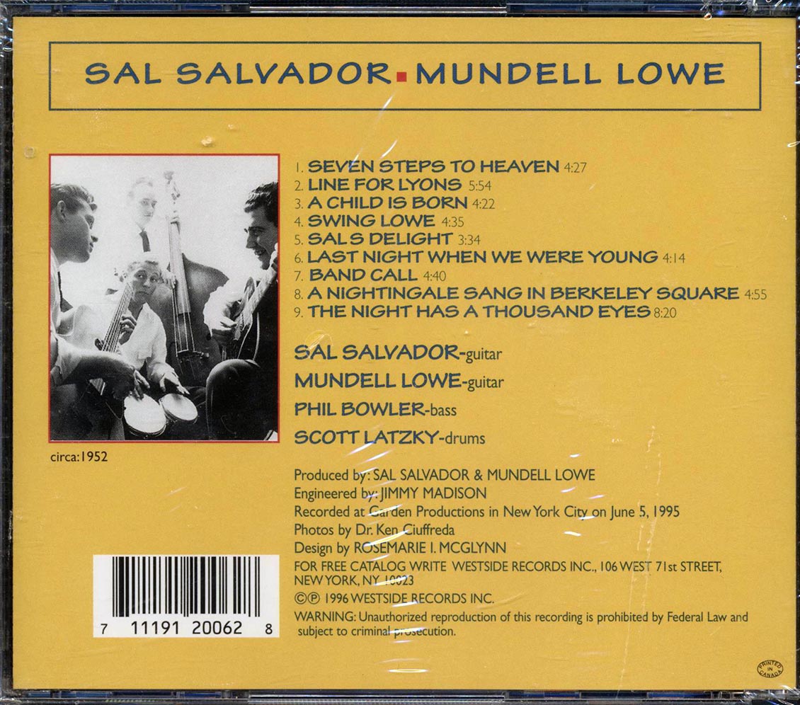 Sal Salvador, Mundell Lowe - Second Time Around