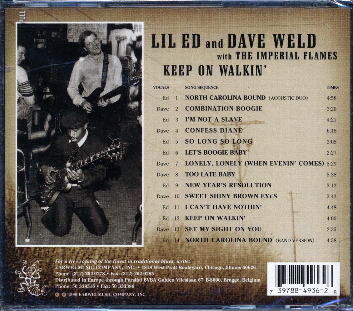 Lil Ed, Dave Weld, The Imperial Flames - Keep On Walkin'