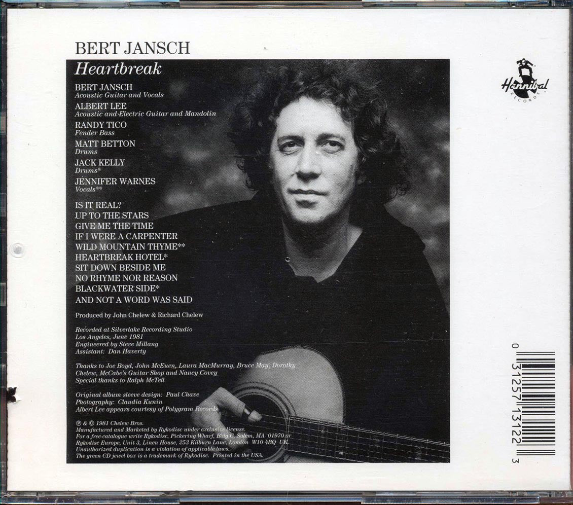 Bert Jansch - Heartbreak  (marked/ltd stock)