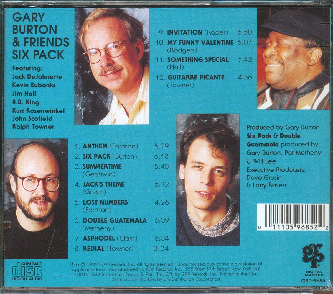 Gary Burton & Friends  - Six Pack
