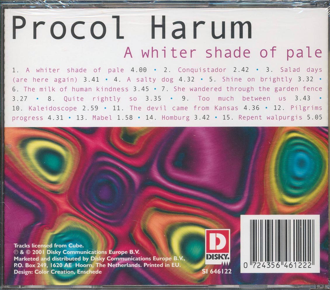 Procol Harum - A Whiter Shade Of Pale