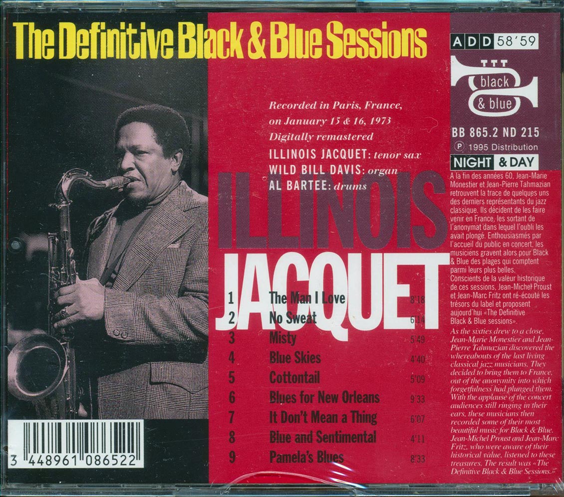 Illinois Jacquet - The Man I Love: The Definitive Black And Blue Sessions