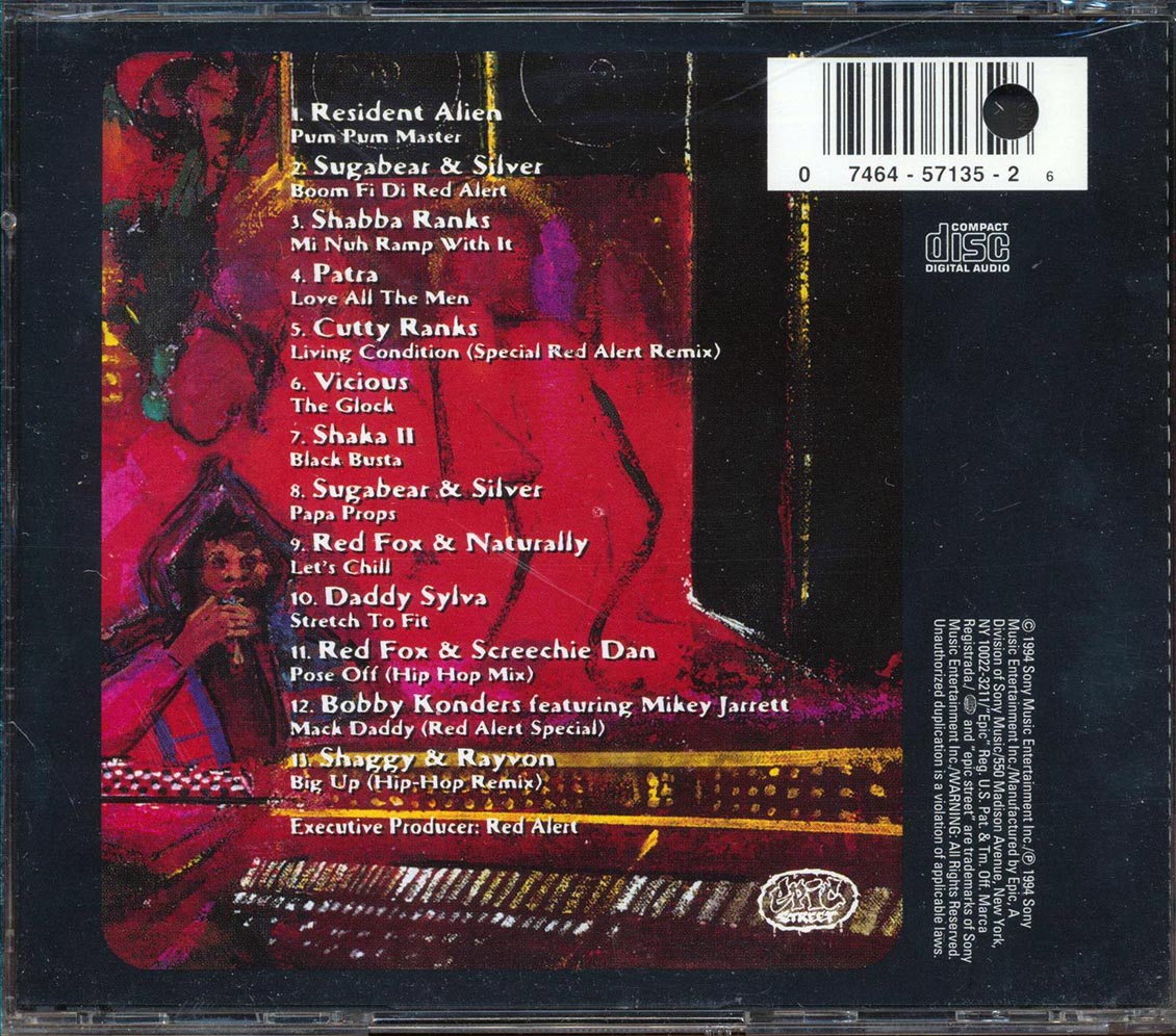 Resident Alien, Shabba Ranks, Patra, Etc. - DJ Red Alert Propmaster Dancehall Show  (marked/ltd stock)
