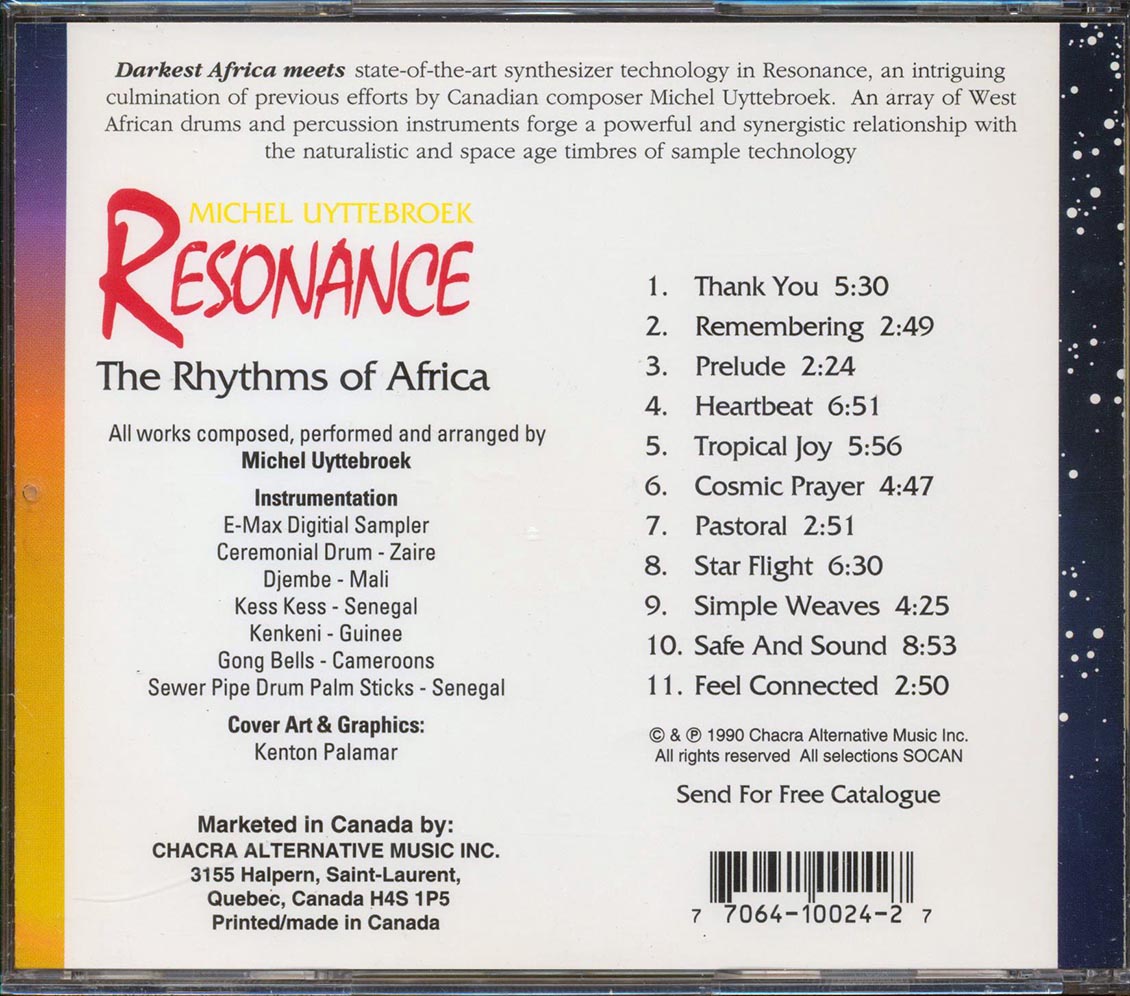 Michel Uyttebroek  - Resonance The Rhythms Of Africa