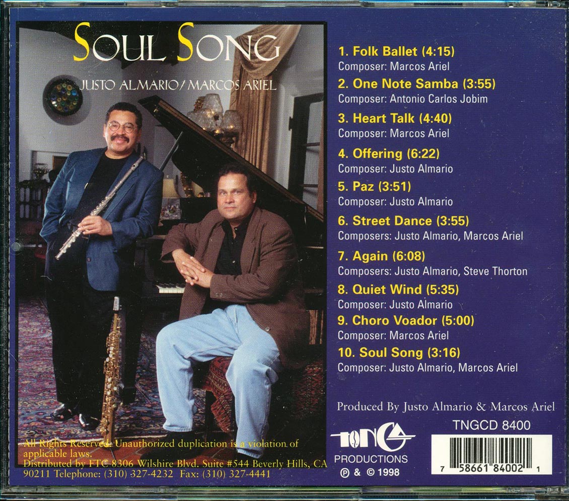 Justo Almario, Marcos Ariel  - Soul Song