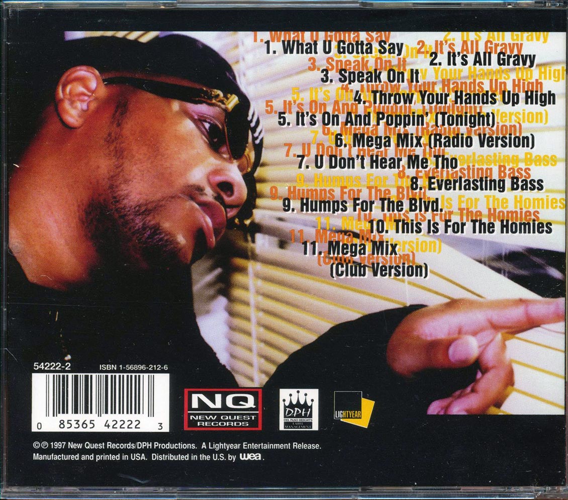 Rodney O  - What U Gotta Say  (marked/ltd stock)
