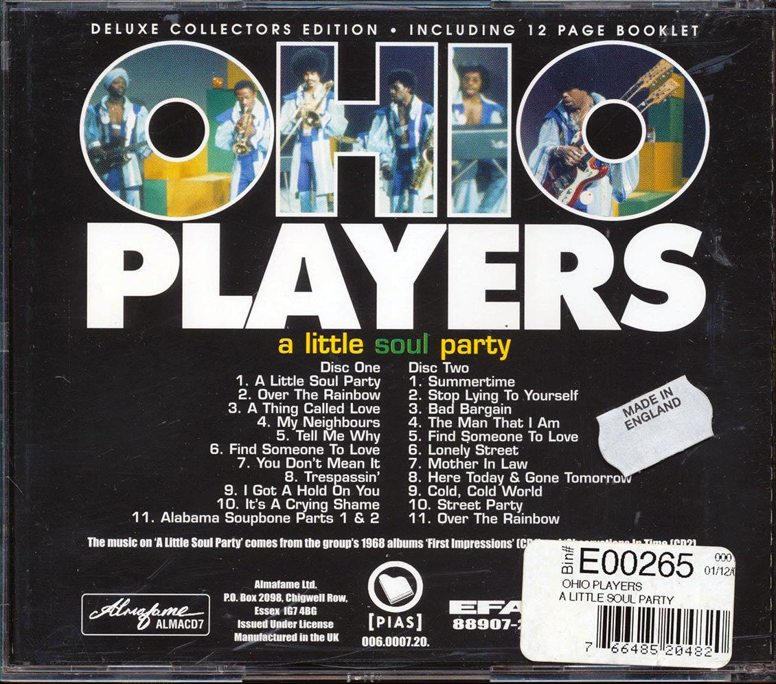 Ohio Players - A Little Soul Party (2xCD)