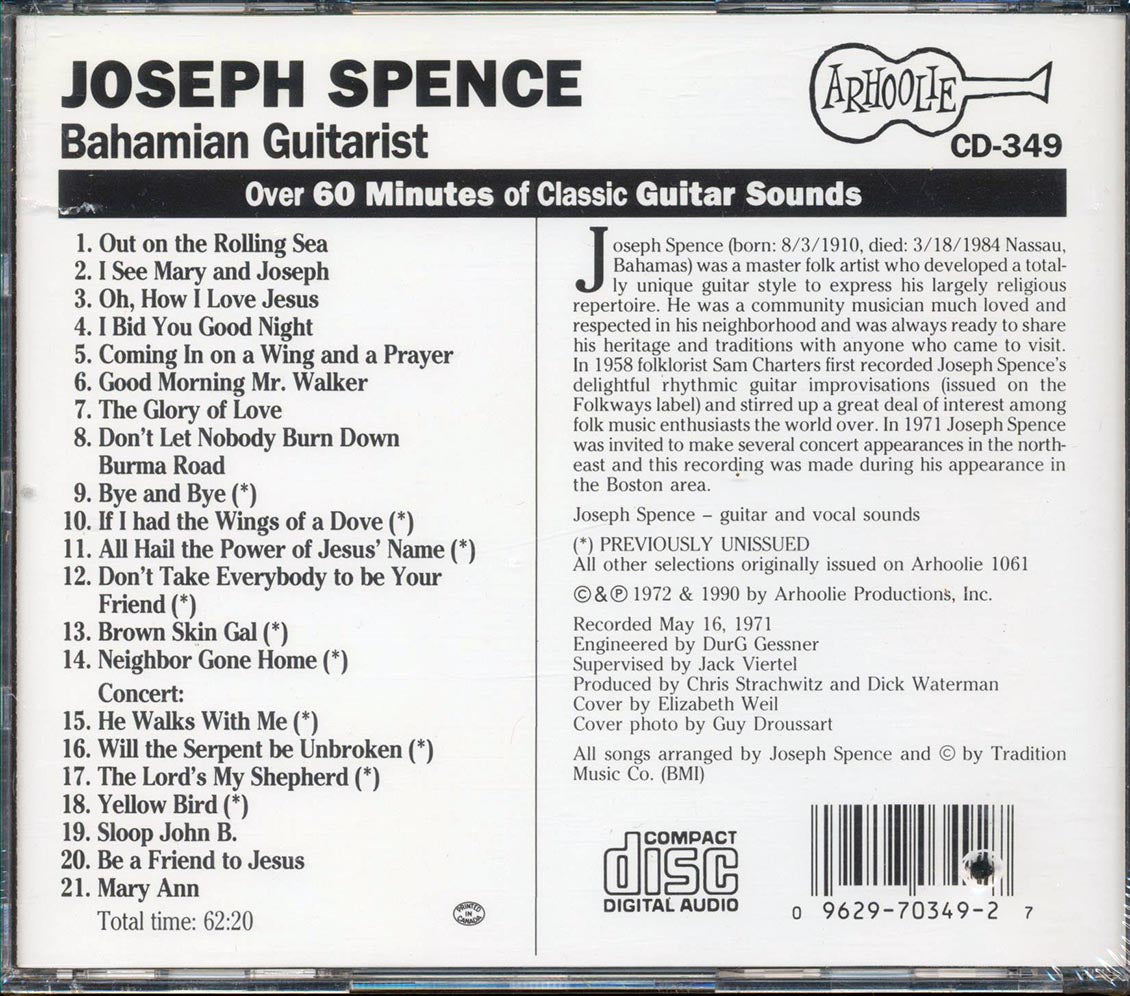 Joseph Spence - Bahamian Guitarist: Good Morning Mr. Walker (marked/ltd stock)