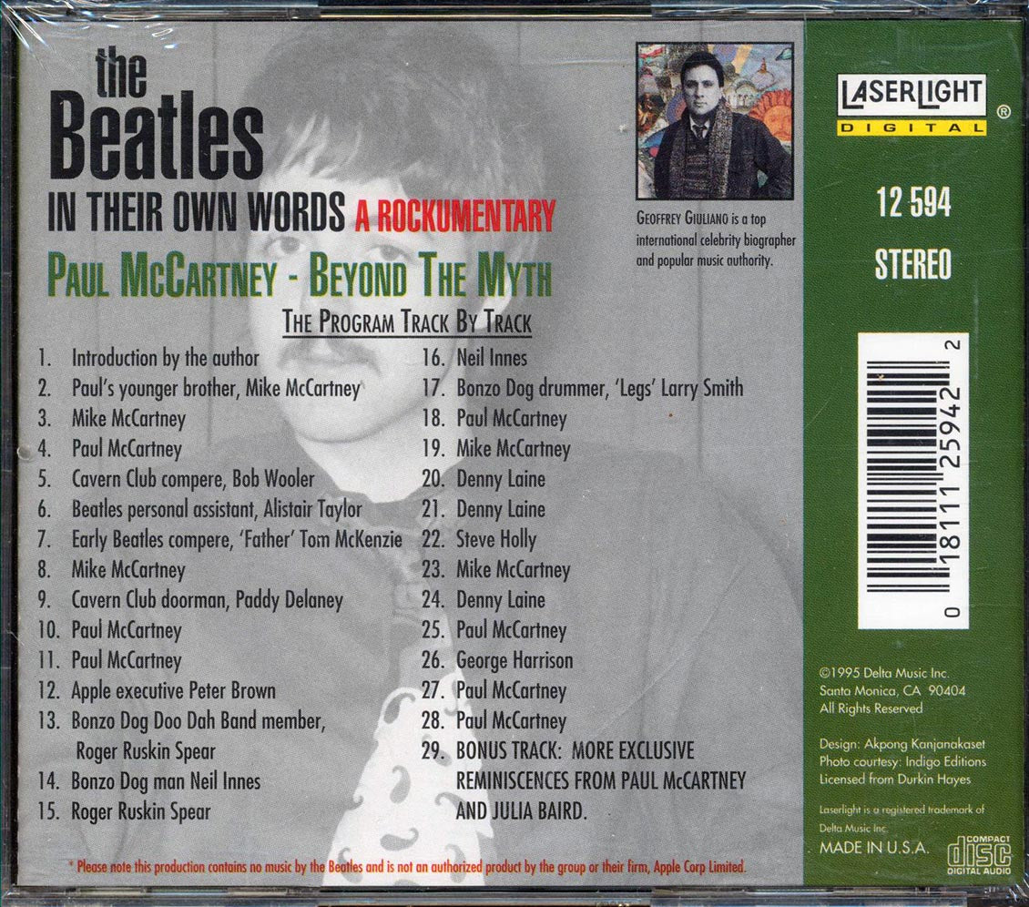 Geoffrey Giuliano, Mike McCartney, Paul McCartney, Etc. - The Beatles In Their Own Words: A Rockumentary: Paul McCartney Beyond The Myth