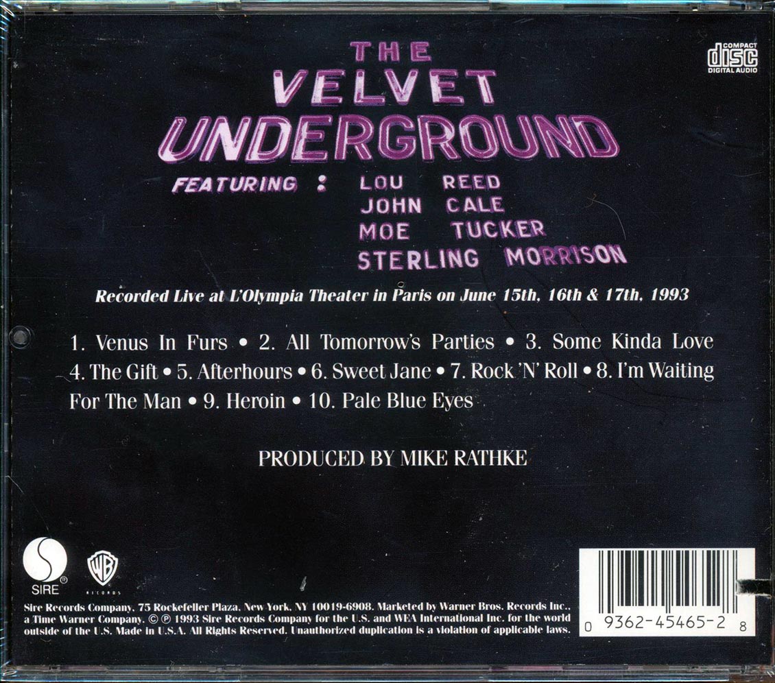 The Velvet Underground - Live MCMXCIII (marked/ltd stock)
