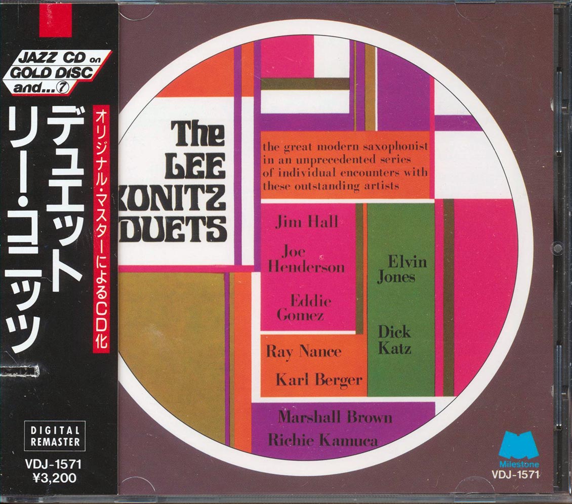 Lee Konitz - The Lee Konitz Duets (Japan) (gold CD)
