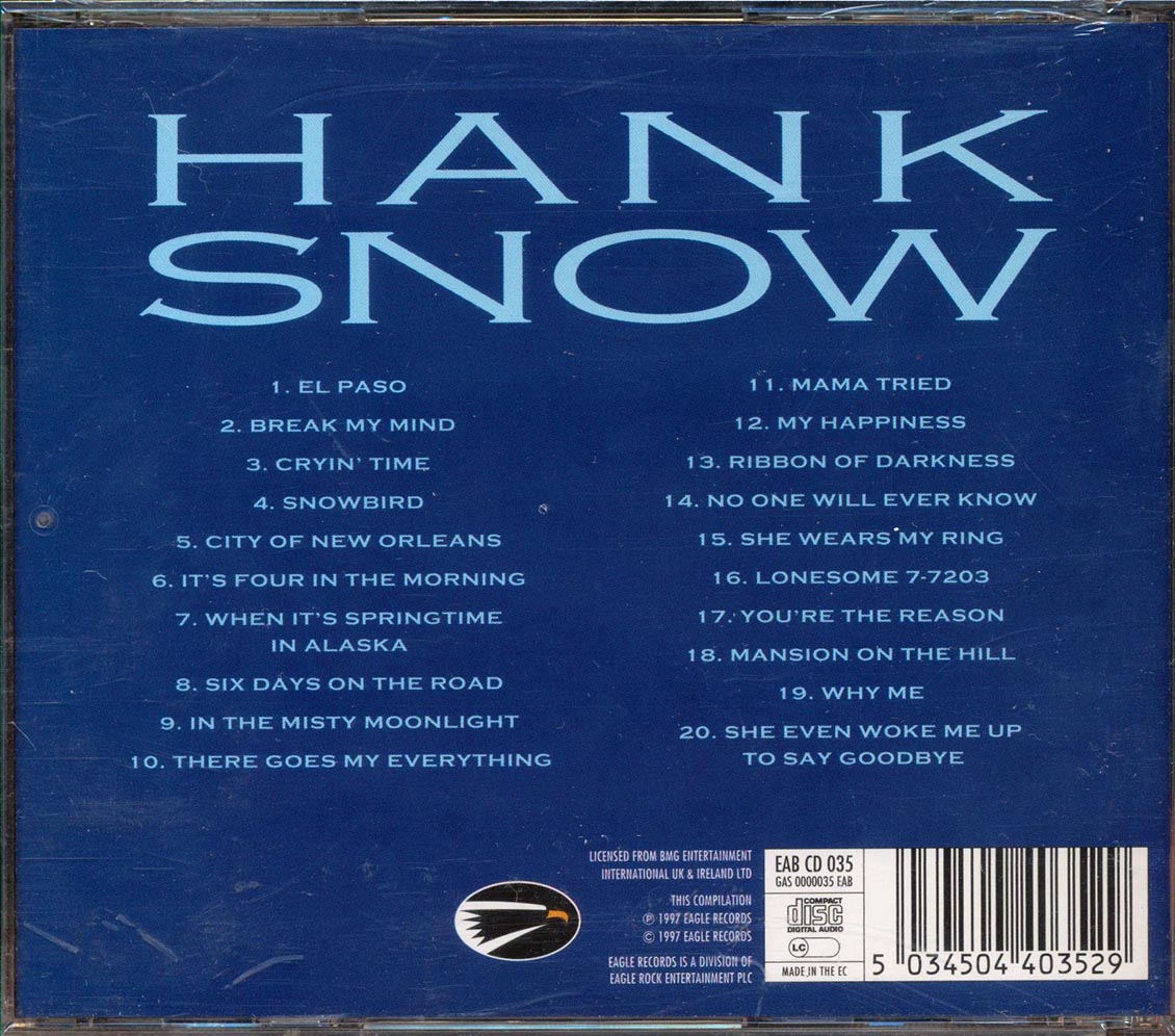 Hank Snow - The Masters