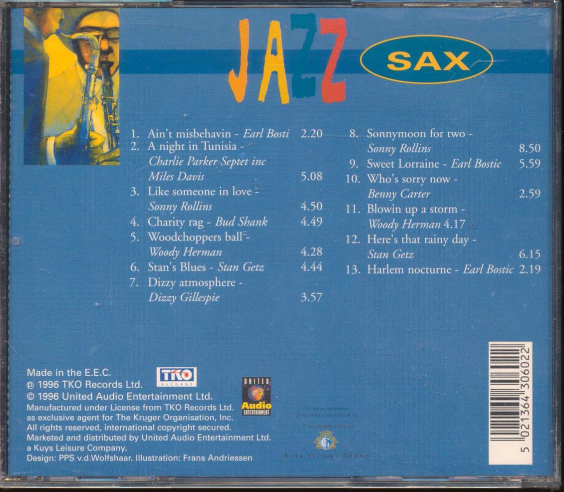 Earl Bostic, Woody Herman, Sonny Rollins, Etc. - Jazz Sax Members Edition