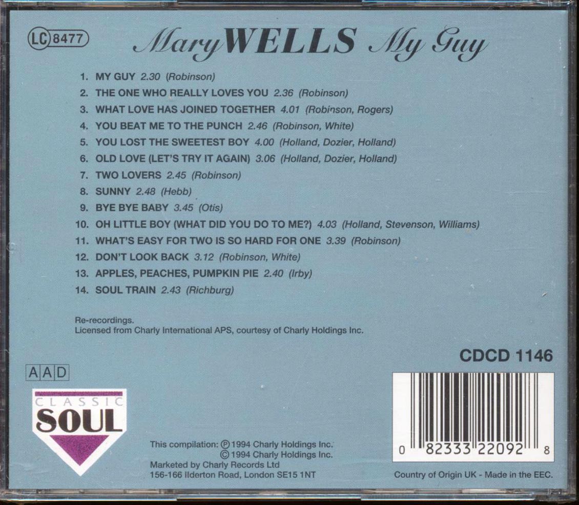 Mary Wells  - My Guy