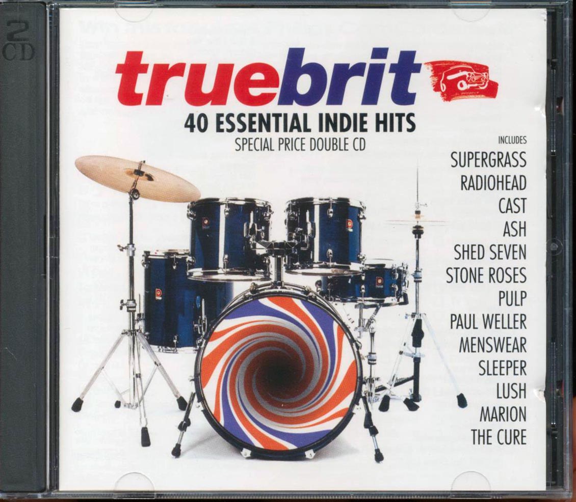 New Order, Radiohead, The Cure, Etc. - Truebrit 40 Essential Indie Hits  (40 tracks) (2xCD)