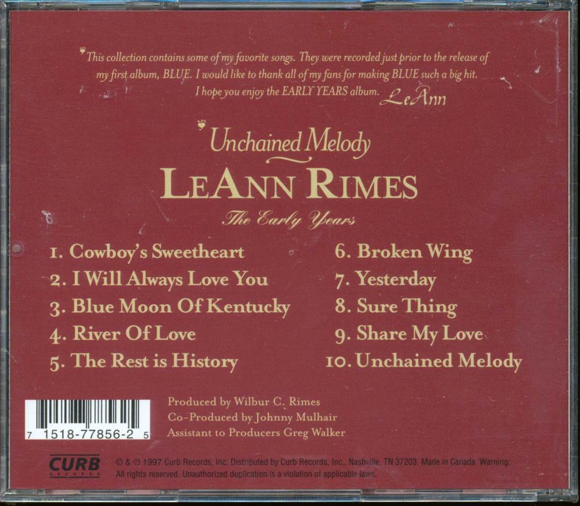 LeAnn Rimes - Unchained Melody The Early Years